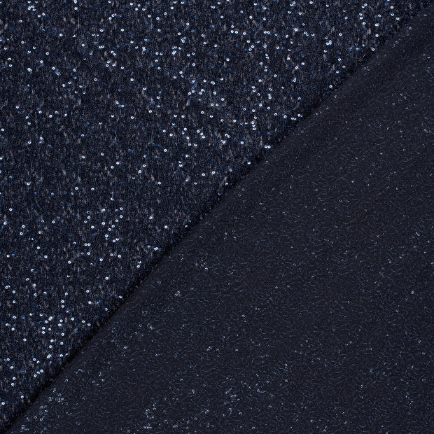 Mesh fabric Unicolour Sequins 