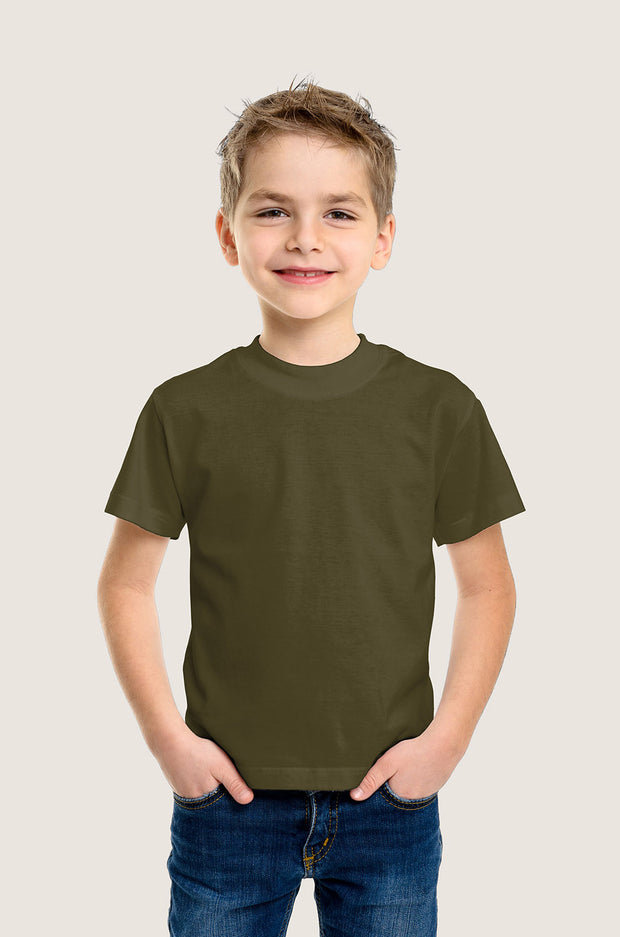 Bambus Jersey fabrik Uni Khaki-Grün