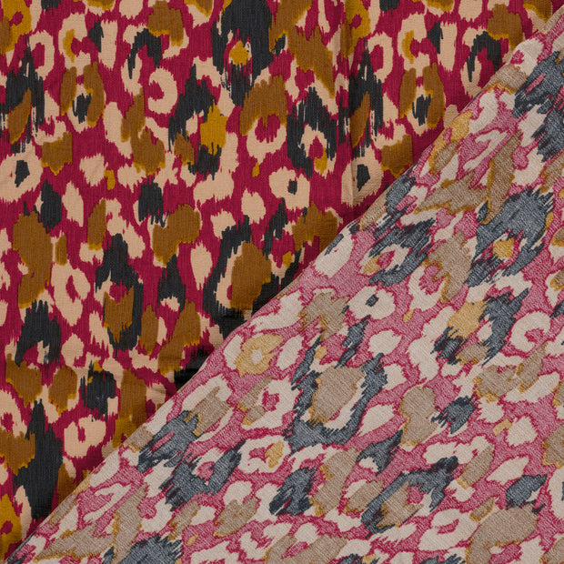 Viscose Nylon Ottoman stof Abstract bedrukt 