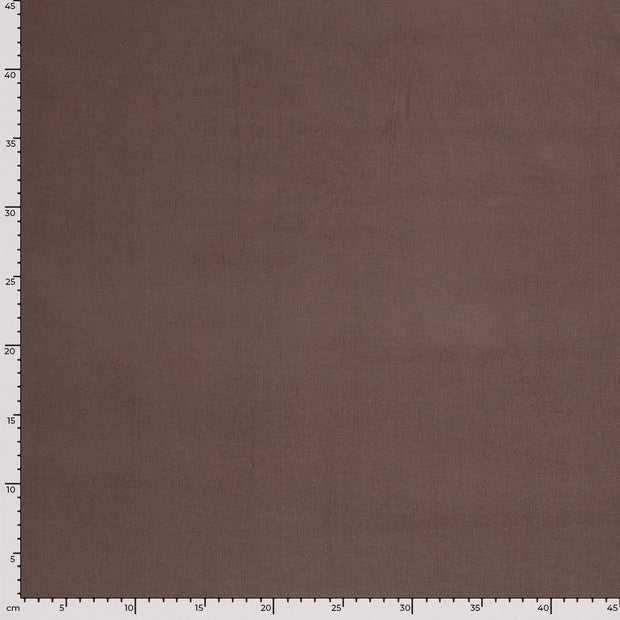 Babycord 21w fabric Unicolour Brown Taupe