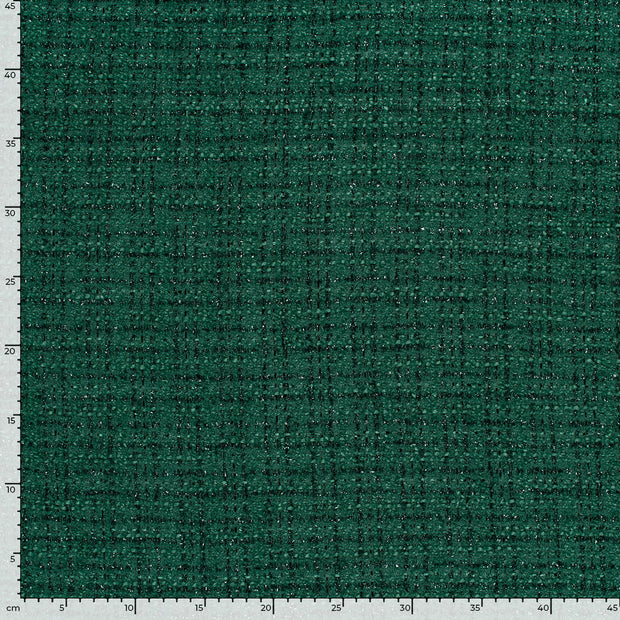 Jacquard fabric Unicolour Dark Green