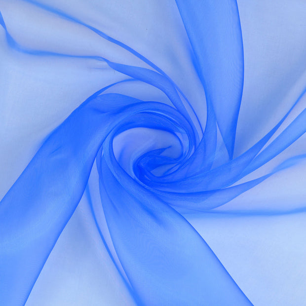 Organza fabric Cobalt 