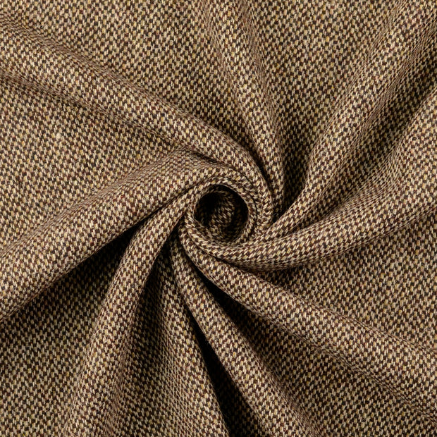 Tweed tissu Marron 