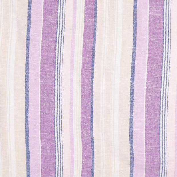  tissu rayures Lilas