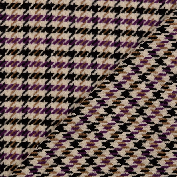 Tweed tela Multicolor teñido con hilo 