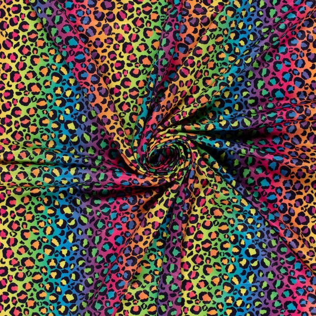 Polyester Jersey fabric Multicolor digital printed 