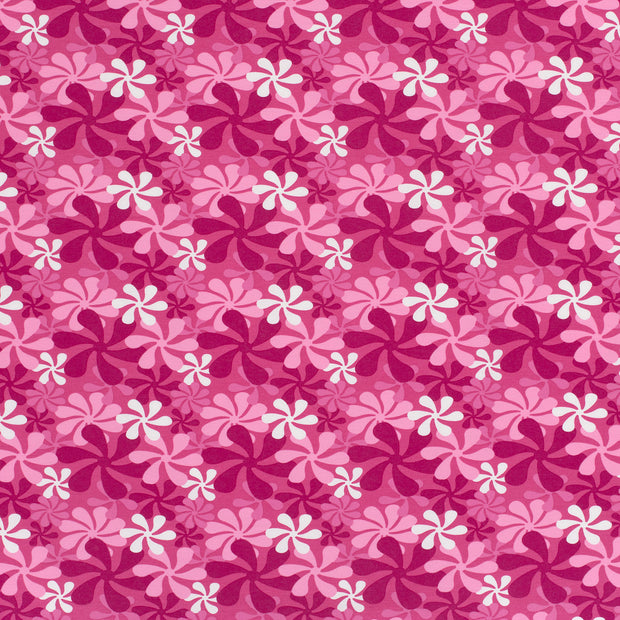 Jersey de Coton tissu Rose doux 