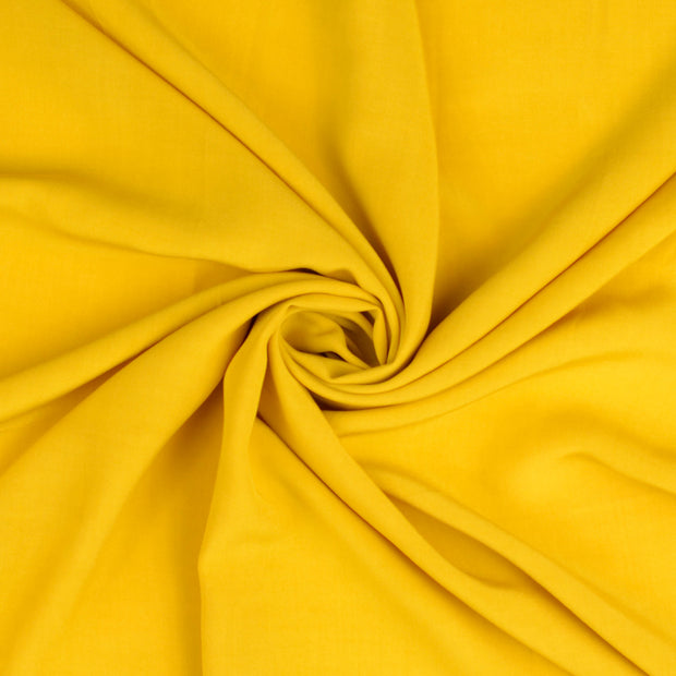 Viscose Poplin fabrik Ocker 