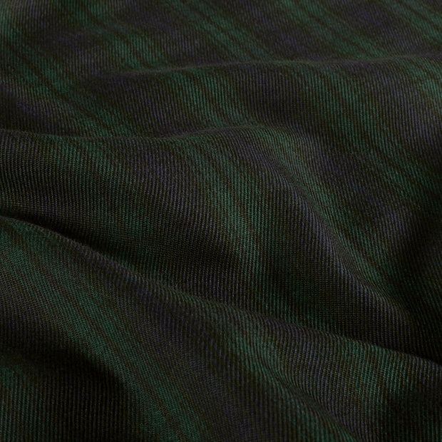 Gabardina tela Cuadros Verde oscuro