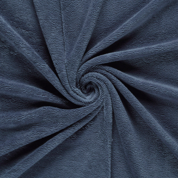 Bamboo Fleece fabric Steel Blue 