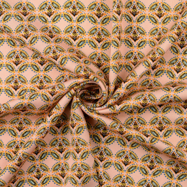 Viscosa Twill tela Salmón 