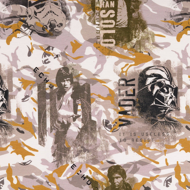Jersey fabric Star Wars Multicolor