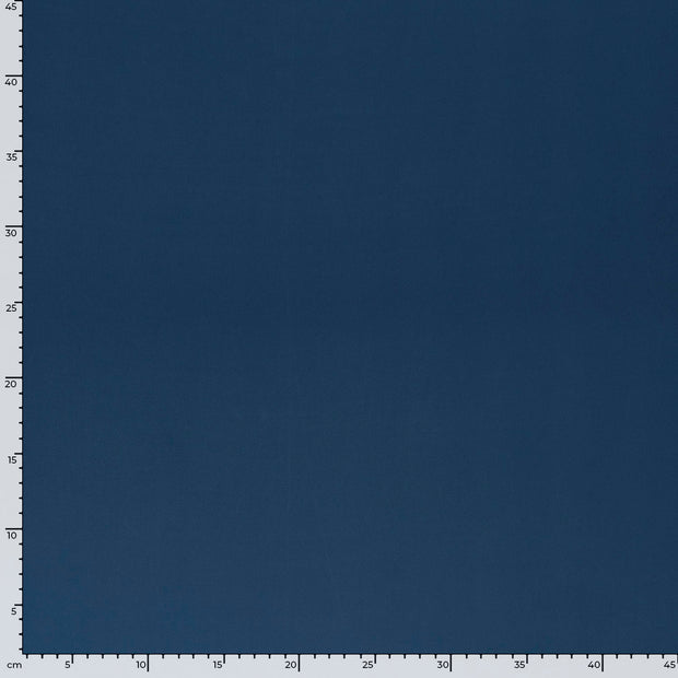 Satin fabrik Uni Blau