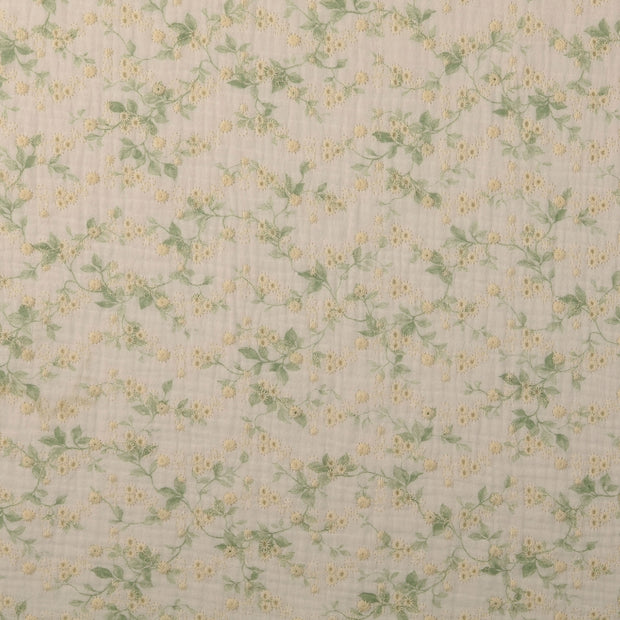 Cotton Poplin fabric Flowers 