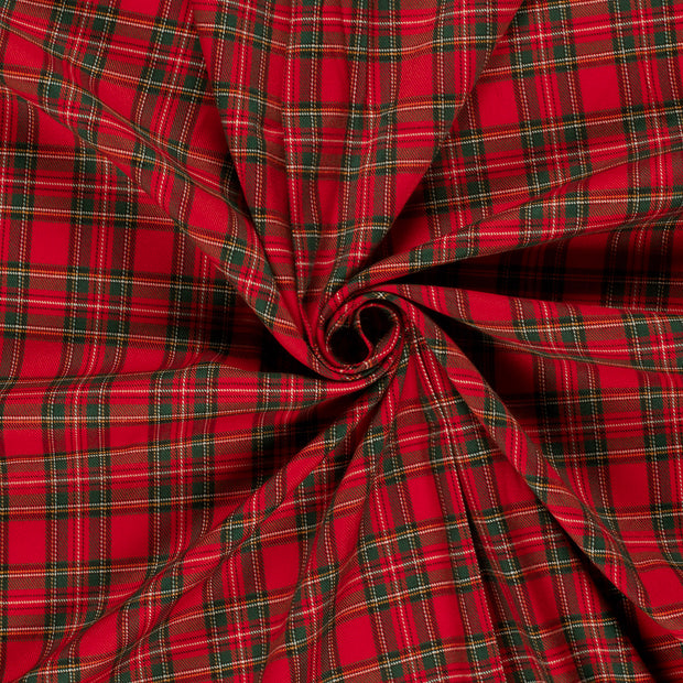 Gabardine Stretch fabrik Rot 