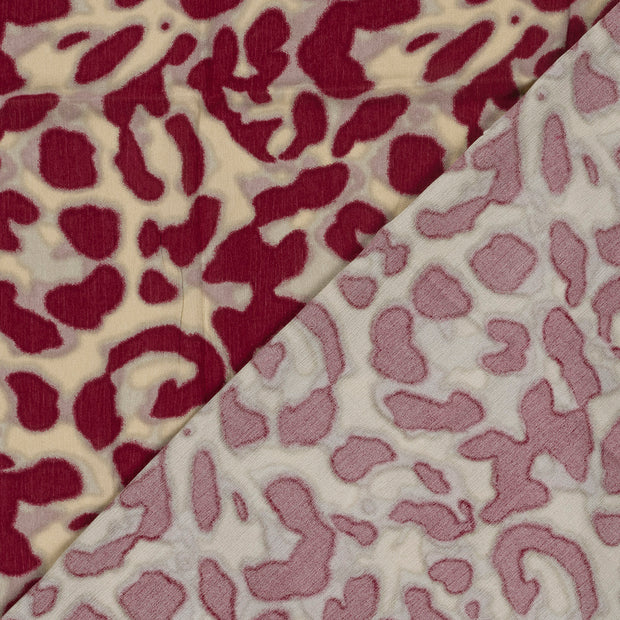Satin fabric Abstract printed 