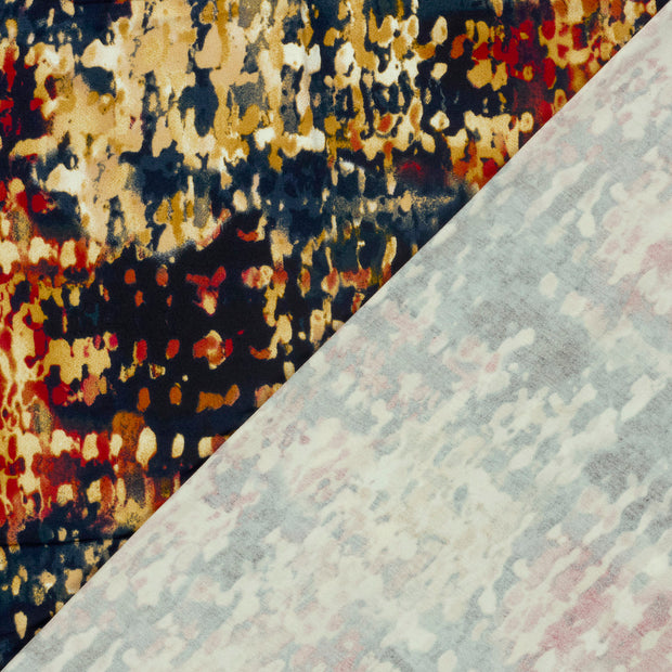 Viscose Vortex Jerséis tela Abstracto estampado 