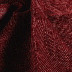 Chenille water repellant Unicolour Red