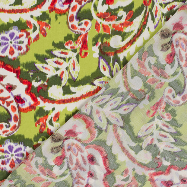 Polyester Bubble stof Bloemen 