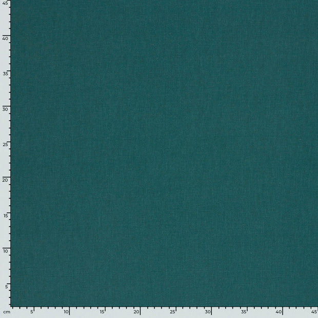 Leinen-Optik fabrik Uni Turquoise