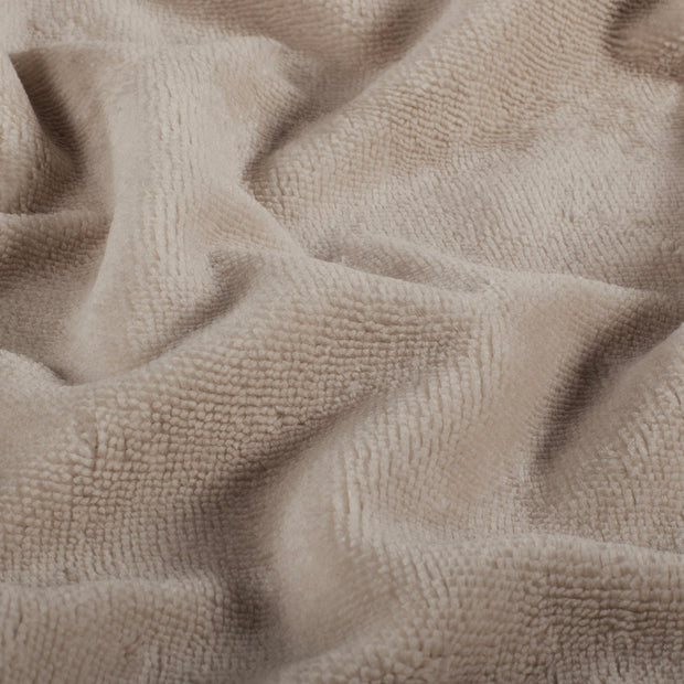 Bamboo Fleece fabric Unicolour Beige