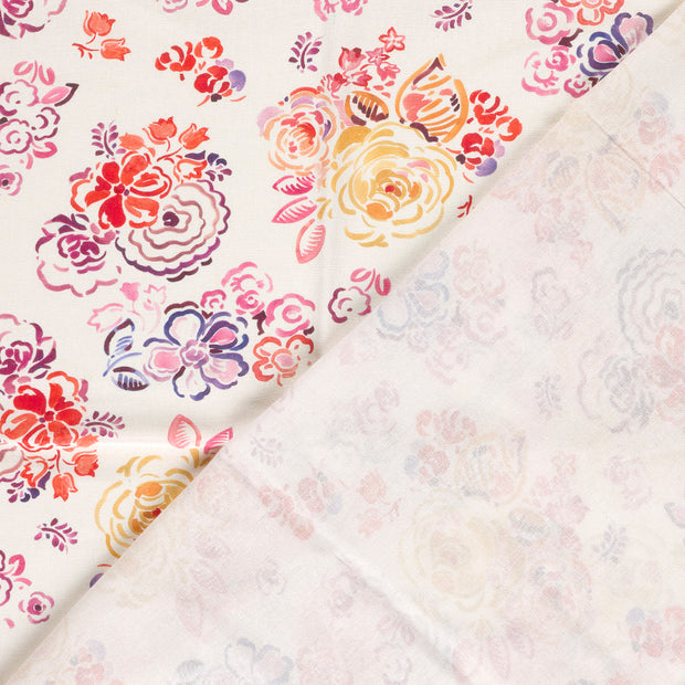  fabric Flowers digital printed 