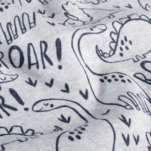 Jogging tela Dinosaurios Gris claro