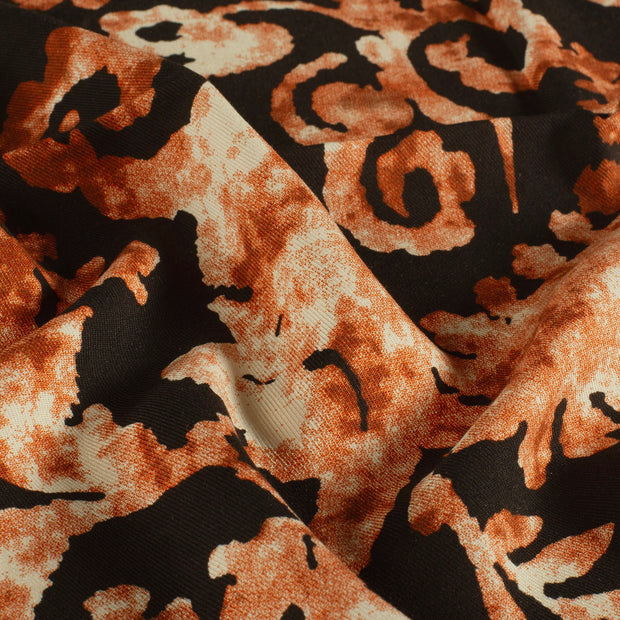 Viscosa Twill tela Abstracto Ladrillo