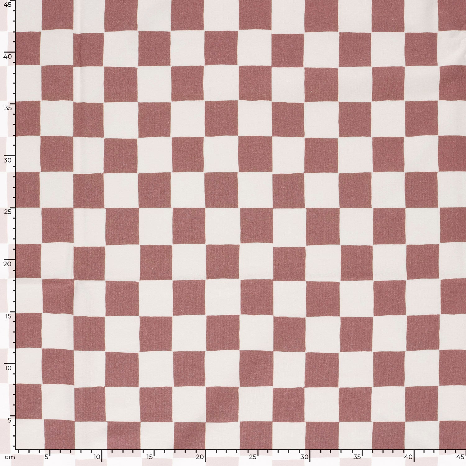 French Terry GOTS organic fabric Checks Lila | Wholesale fabrics