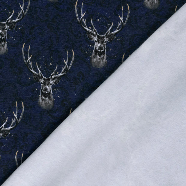 Jogging fabric Deer digital printed 