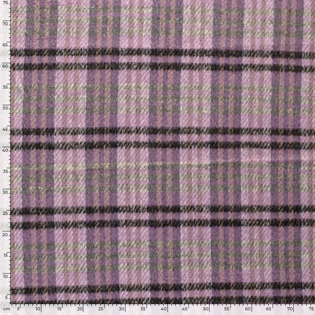 Jacquard tela Cuadros Lavanda