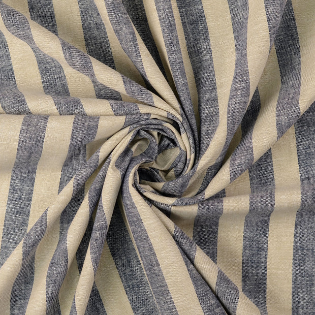 Linen fabric Black 