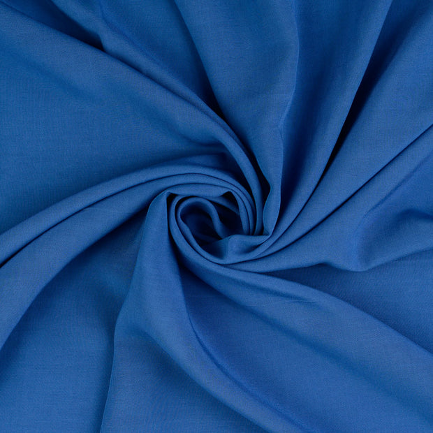 Viscose Poplin fabrik Königsblau 