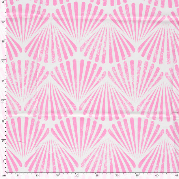 Bamboo Poplin fabric Shells Pink