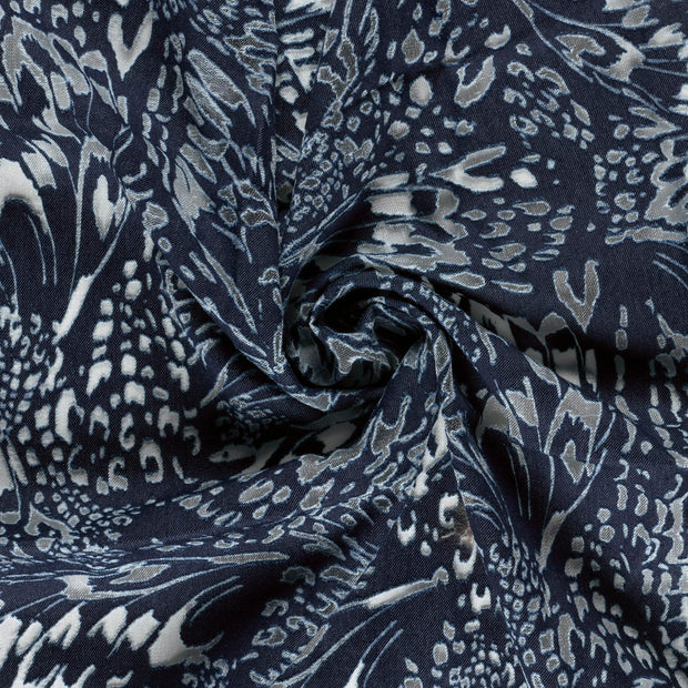 Denim fabric burnout 