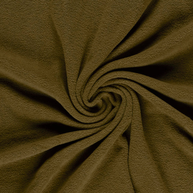 Fleece fabric Khaki Green 