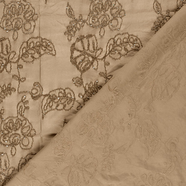 Woven Polyester fabric Flowers 