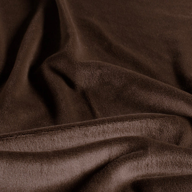Supersoft Velvet fabrik Uni Braun