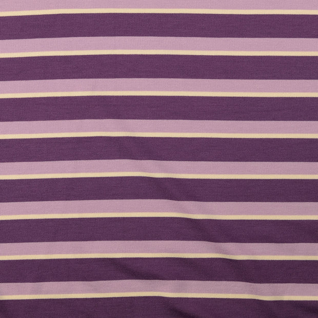 Punta di Roma fabric Stripes Lila
