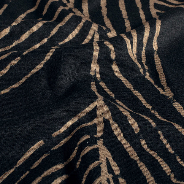 Poly Viscose Jerséis tela Abstracto Gris oscuro