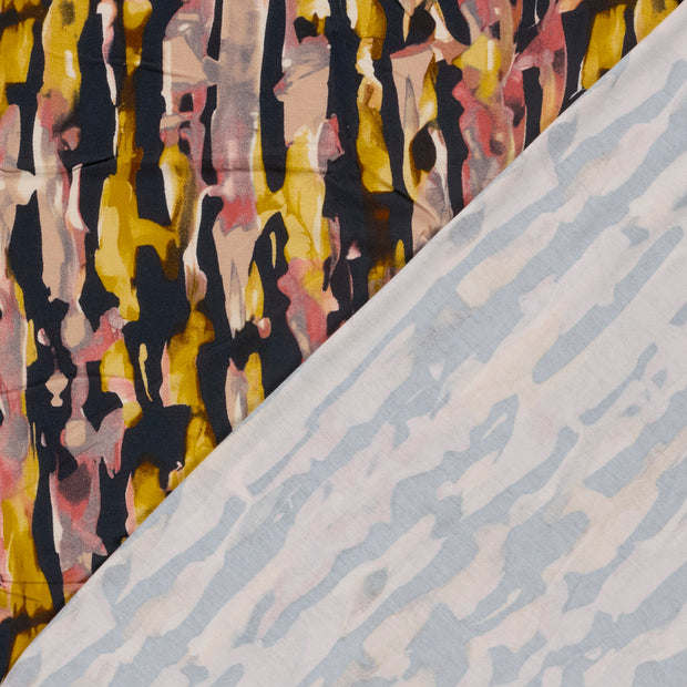 Viscose Vortex Jerséis tela Abstracto estampado 