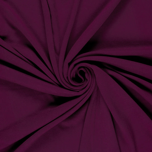 Rib Jersey fabric Aubergine 