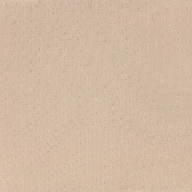 Pointelle tissu Beige doux 