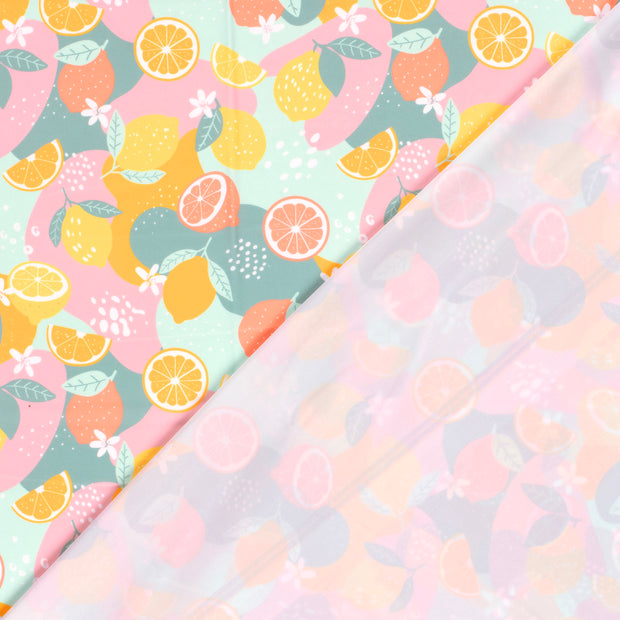 Swimwear Jersey UPF50 Recycled fabric Fruits digital printed 