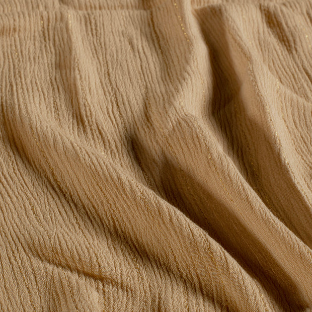 Crepe fabric Unicolour Beige