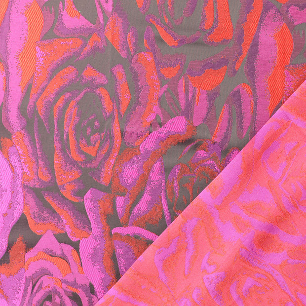 Jacquard stof Roze jacquard 
