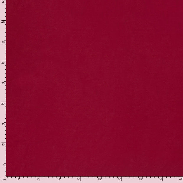 Satin fabrik Uni Rot