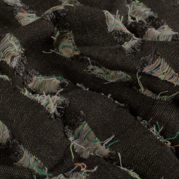 Jeans tissu Unicolore Noir