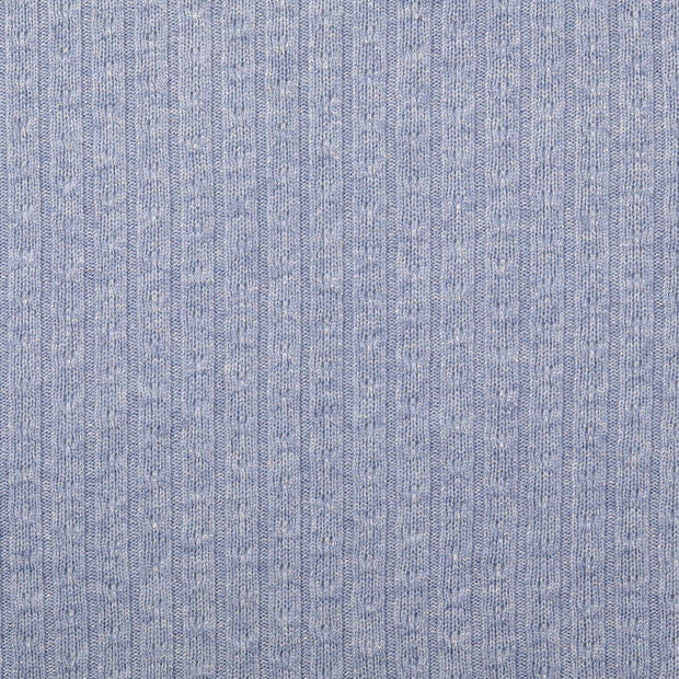 Heavy Knit tela Unicolor Índigo