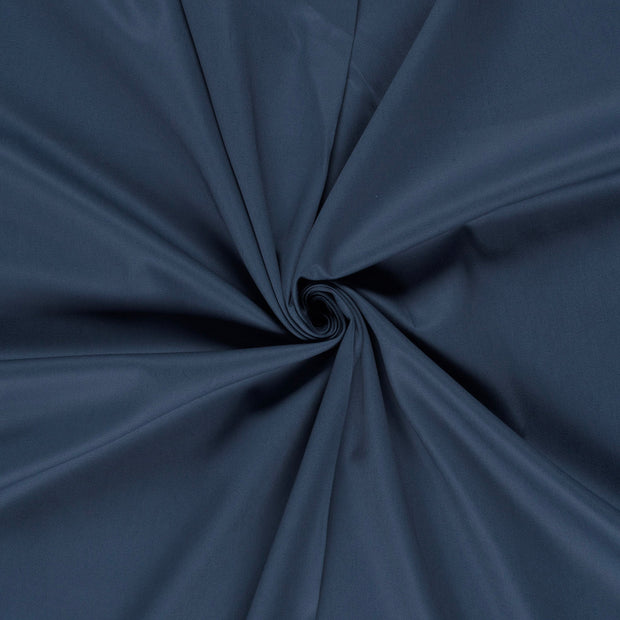 Baumwolle Satin fabrik Stahlblau 